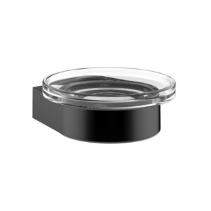 Ziepju trauks FLOW, ar turētāju, Black, EMCO