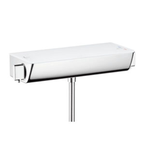 Maisītājs ECOSTAT SELECT, dušai, white glass/chrome, HANSGROHE