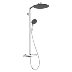 Dušas sistēma RAINDANCE ALIVE S PURO, termostats, galva D300mm, rokas duša 1jet, chrome, HANSGROHE