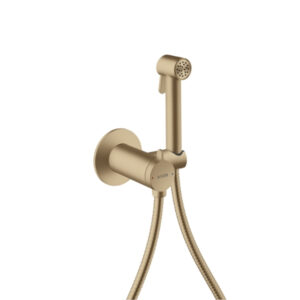 Bidetta AXOR showers round, 1-jet, ar sļūteni 125cm, brushed bronze, HANSGROHE