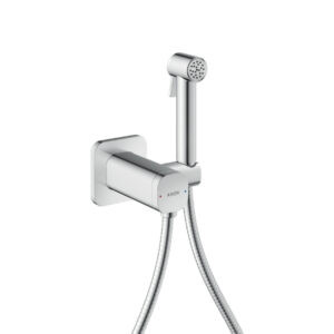 Bidetta AXOR showers softsquare, 1-jet, ar sļūteni 125cm, chrome, HANSGROHE