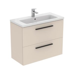 Mēbele I.LIFE S, 800x375x630mm, ar 2-ām atvilknēm, Beige Sand Matt, IDEAL STANDARD