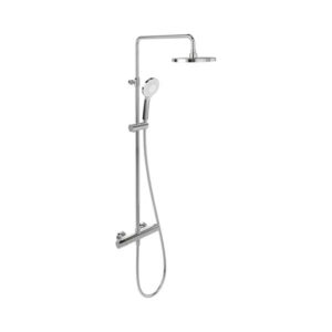 Dušas sistēma UNIVERSAL , ar termostatu, augšējo galvu D230mm un rokas dušu, chrome, VILLEROY&BOCH