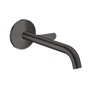 Maisītājs ONE izlietnei, no sienas, L=220mm, rokturis uz korpusa,Brushed black chrome, AXOR
