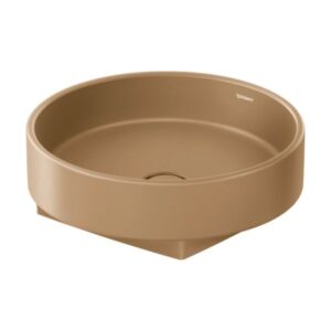 Izlietne BALCOON, D450mm, uz virsmas liekama, clay terra matt, DURAVIT