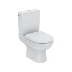 Klozetpods EXACTO, Rimless, ar skalošanas kasti (ūd.apakš) un softclosing vāku, white,IDEAL STANDARD