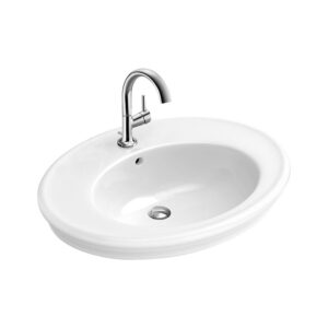 Izlietne AMADEA, 780x585mm, 3-caurumu maisītājam, white/CP, VILLEROY&BOCH