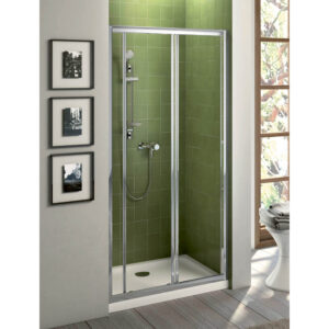 Dušas durvis nišai CONNECT, 1200x1900h, Bright silver/Clear glass, IDEAL STANDARD