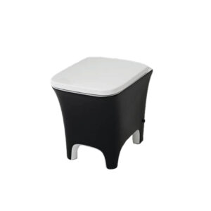 Klozetpods grīdas COW, bianco bicolore nero, ARTCERAM