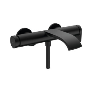 Maisītājs vannai VIVENIS, no sienas, black matt, HANSGROHE