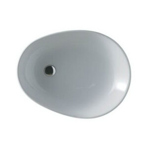Izlietne JOKER SPOON, 645x490xH14mm, uz  virsmu liekama, white, ALICE CERAMICA