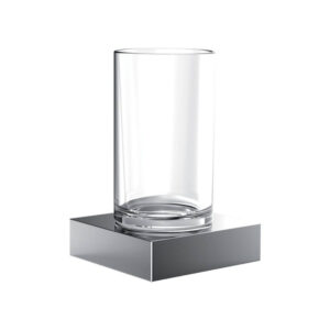 Glāze LIAISON, ar turētāju, sienas, chrome/clear crystal, EMCO