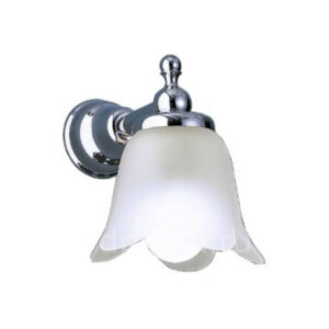 Lampa pie spoguļa RAFFAELLA, hroms/matēts stikls, INDA