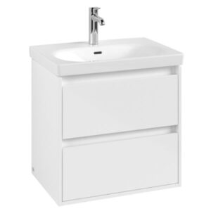 Skapis SKYLA, 622x439xH596mm, ar 2-ām atvilknēm, Brilliant White, VILLEROY&BOCH
