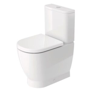 Klozetpods D-CODE, grīdas, Rimless, white, DURAVIT