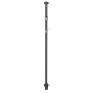 Dvieļu žavētājs LIMBO,50xH1402mm, elektriskais, ar taimeri Momento II, 24W, Black matt, PAX