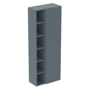 Penāls FINESSE, 600x300x1600Hmm, labais/kreisais, Ribbed Matt ashblue, IDEAL STANDARD